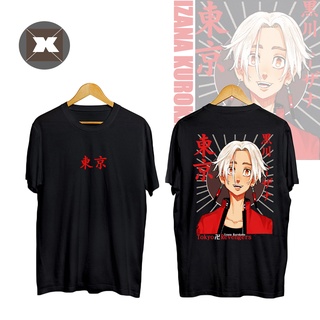 CS# Tokyo Revengers-Izana Kurokawa T-shirt Short Sleeve Anime Graphic Tops Tokyo Manji Gang Mikey Tee Shirt Plus Size Fashion