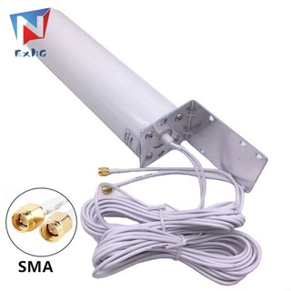 ExhG❤❤❤High quality Router Antenna Duals SMA Male 3G 4G LTE Outdoor Fixed Bracket Wall Mount Signal (2)