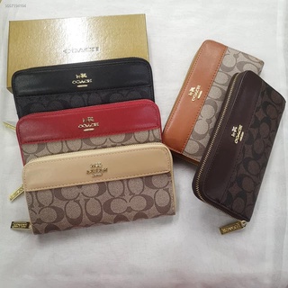 ○❦✿KATHY# co ach 1zipper wallet with box high quality