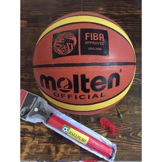 COD❀♙【GEELY】MOLTEN BASKETBALL FIBA BALL FREE PIN PUMP NET