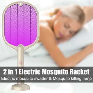 Electric mosquito racket 2 in 1 Electric mosquito swatter Mosquito killing lamp Mosquito trap lamp (1)