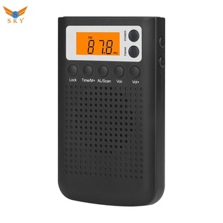 FM/AM Radio Digital Portable Stereo for The Elderly Battery Powered