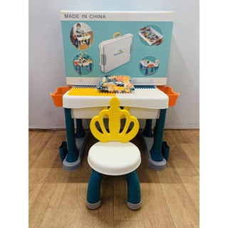 Kids 2 in 1 Study Table & Activity Table with Chair (Rectangle)