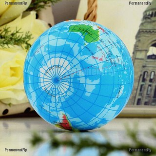 PermanentFly World Map Earth Globe Soft Squeeze Foam Ball Hand Wrist Exercise Stress Relief (1)