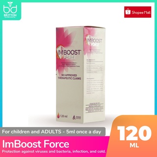 Sumabog ang gulat ImBoost Force Syrup - Immunomodulator 120ml Bottle