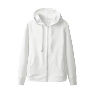 MEN JACKET❈◄plain jacket cotton with zipper with hood #1302