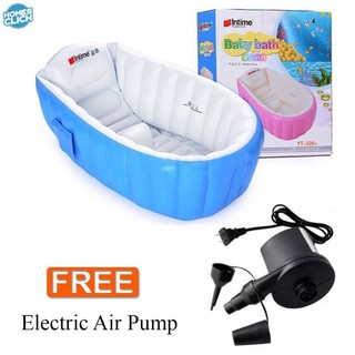Portable Baby Bath Tub Inflatable Baby Bath Tub with FREE Electric Pump