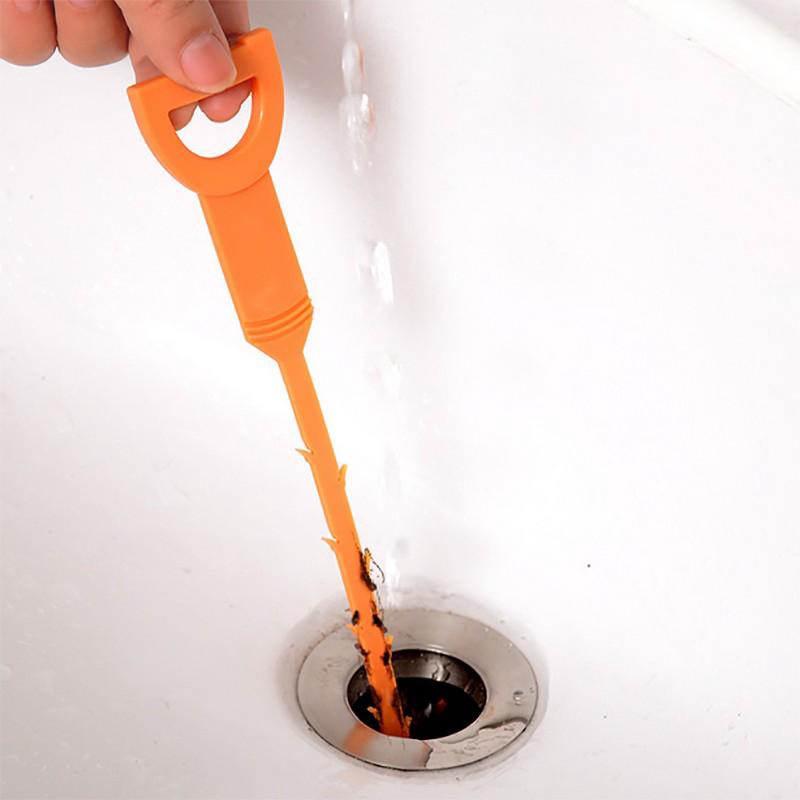 Shaped Sink Cleaner Bathroom Toilet Kitchen Drain Removes