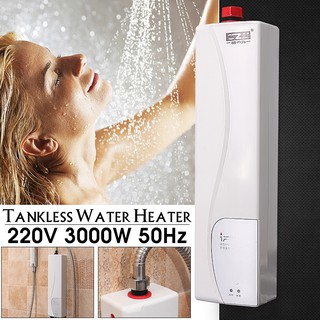 220V 3000W Electric Indoor Tankless Water Heater Bathroom (1)