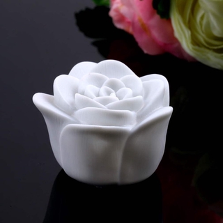 [CL]7 Colors Flameless Changing Rose Flower Candle Sound Sensor LED Night Light