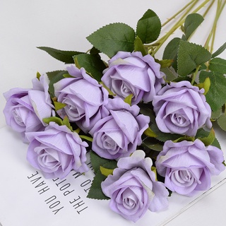 ✅ FLASH SALE✅ Purple Artificial Rose Party Decoration Table Decoration Artificial Flower