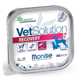 Monge VetSolution RECOVERY for Dog Canine 150g WET (Alutray) Vet Solution