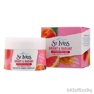 ⊕St.Ives Bright and Radiant Hydrating Gel Pink Lemon and Peach 45g