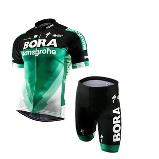 2021 New BORA Cycling Jersey set Bike bicycle Bib pants with padding gel pad Shorts For Men