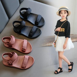 Sandals For Kids Size(24-35) Korean fashion two strap Sandals slip-on COD (2)