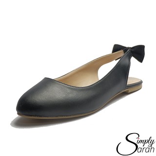 Marikina Made SIMPLY SARAH SHOES Sling-Back Ballet Flat Shoes with Ribbon - Dorothy