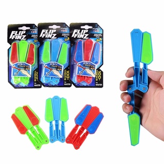 Promotion Children Butterfly Knife Flipper Flip Finz Toys With LED Tricks Master Light Up Stress Relief Toy Endless Addictive Fun