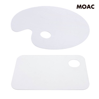 [Home Appliances] Clear Acrylic Artist Paint Mixing Palette Make Cleanup Easy for Painting Tools