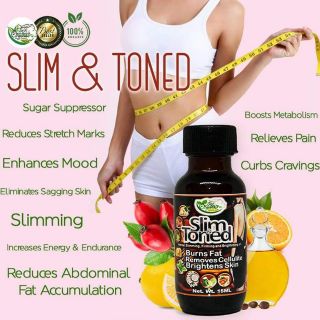 Slim &Toned 15ml - Instense Slimming Massage Oil by Pretty Tin's Organic