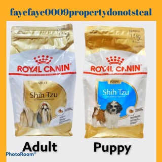 Royal Canin Shih Tzu Shihtzu Dry Dog Food 1.5kg for Adult and Puppy