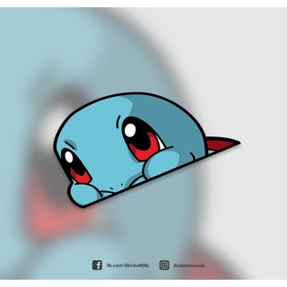 game◑๑✙Video Games﹍▬☎Sticko Manila : Pokemon - Squirtle (Peeker)