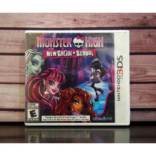 Original NINTENDO 3DS Game - Monster High New Ghoul in School