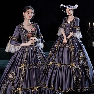 【Performing arts clothes】18th Century Rococo Party Prom Dresses Royal Baroque Cosplay Vintage Inspi