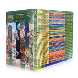 Random 4 Books Magic Tree House English Reading story Book Children Extracurricular Reading English
