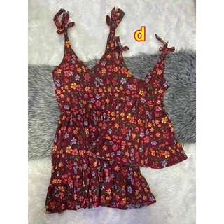 Mother and daughter sleeveless dress O150 (4)