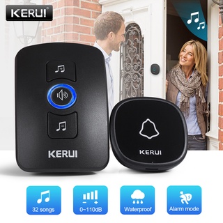 KERUI M525 Wireless Doorbell Waterproof Touch Button Home Security Welcome Smart Chimes Door bell