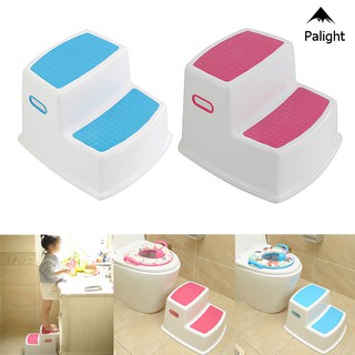 2 Step Stool for Kids Toddler Stool for Toilet Potty Training Slip Bathroom Kitchen