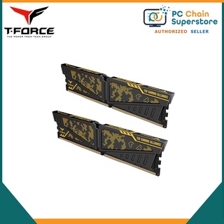 ✹❁Team Group T-Force Vulcan TUF Gaming Alliance 16GB ( 8GBx2 ) DDR4 3600MHZ CL19 Gaming RAM Memory