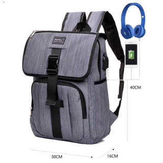 Laptop Backpacks✓MEMC Backpack With USB port with Laptop Compartment#1242 (1)