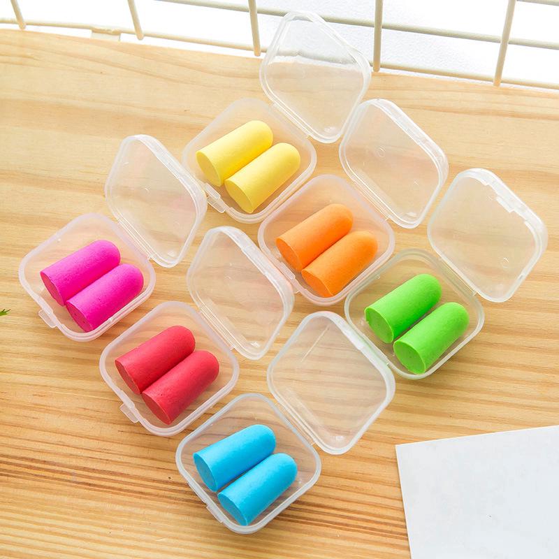 Noise-reducing Soft Ear Plugs Tapered Travel Sleep Noise Prevention Earplugs