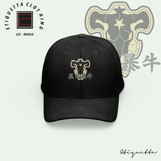 ETQT Cap - Black Cloiver - Black Bull Logo