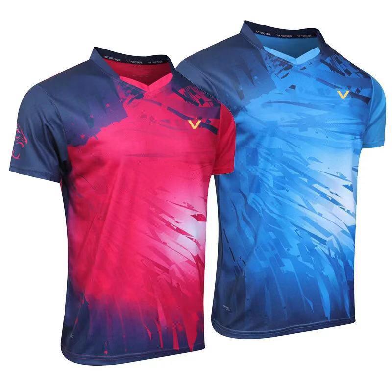 2019 Victor Badminton Jersey Clothes Shirts (Only Shirts) (1)