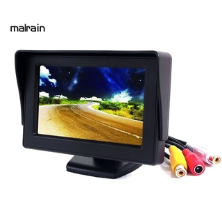 ☾【HOT】 Mal 4.3inch TFT LCD Digital Display Auto Car Rear View Backup Reverse Camera Monitor (7)