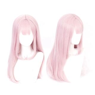 Jinliango Fujiwara Chika Cosplay Wig Kaguya-sama: Love Is War Anime Long Pink Wig UK Stock