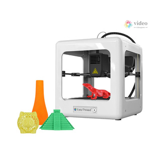 EasyThreed Nano Entry Level Desktop 3D Printer for Kids Students No Assembling Quiet Working Easy Op