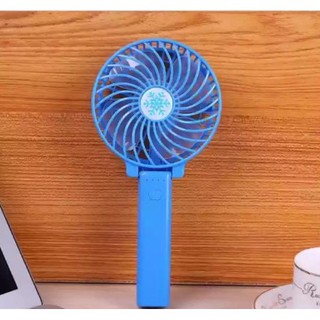 Rechargeable mini fan with light