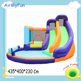 Inflatable Castle Playground Equipment big slide playground Large Inflatable Castle kid playground