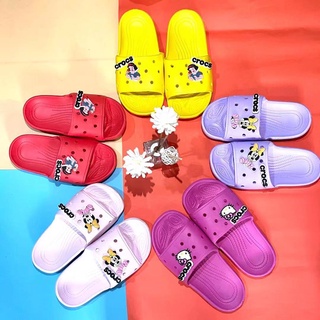Sunstar New Arrival Crocs Classic Slides Slipper For Kids Girls And Boys Free Jibbitz High Quality