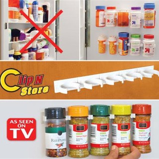4PCS/SET Storage Gripper Store Home Kitchen Organizer Stick Spice Rack (7)