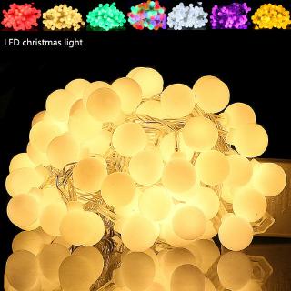 3/4/5M Lamp Lights 10/20/30/50 LED Fairy LED String Round Ball Blubs Party Decor