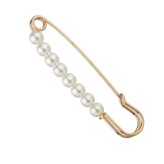 Waist Pearl Adjustment Brooch Pin