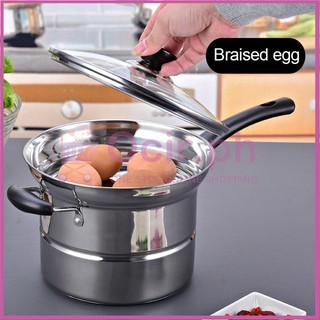 Multifunctional Stainless Steel Fryer Pasta Pot Cooking Noodle Pot Multi-purpose Soup Pan Cookware (4)