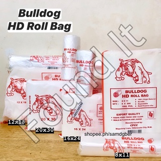 [Found It] HD Roll Bag / Bulldog Plastic Labo (Per Roll) 8x11 12x18 16x24 20x30
