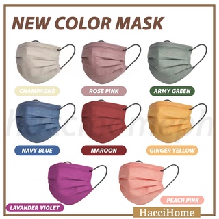 Sale! 50pcs Colorful Disposable Face Mask 3ply