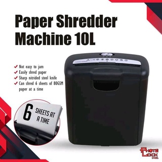PAPER SHREDDER MACHINE 10L (Cuyi_Quaff)