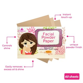 oilbased ♠Pretty Secret Facial Powder Paper - 60 sheets